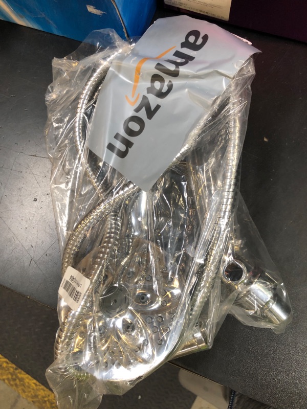 Photo 1 of 6-Setting Shower Head with Handheld, JDO High Pressure Hand held Shower Head, 4.7 Inch Chrome Detachable Showerhead Set with 59 Inch Stainless Steel Hose and Adjustable Showerhead Holder