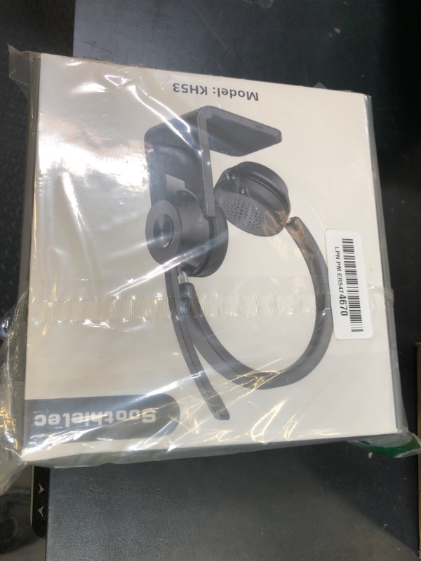 Photo 1 of (Upgraded Version) Wireless Headset, Bluetooth Headset with Noise Cancelling Microphone, Best Headphones with Mic Mute & USB Dongle for PC/Computer/Laptop/Cell Phones/Remote Work/Call Center