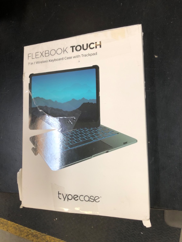 Photo 1 of typecase Touch iPad 10th Generation Case with Keyboard (10.9", 2022) and iPad A16 (11th Gen, 2025) – 360° Rotatable, 11-Color Backlit, Multi-Touch Trackpad, Thin & Light (Black)