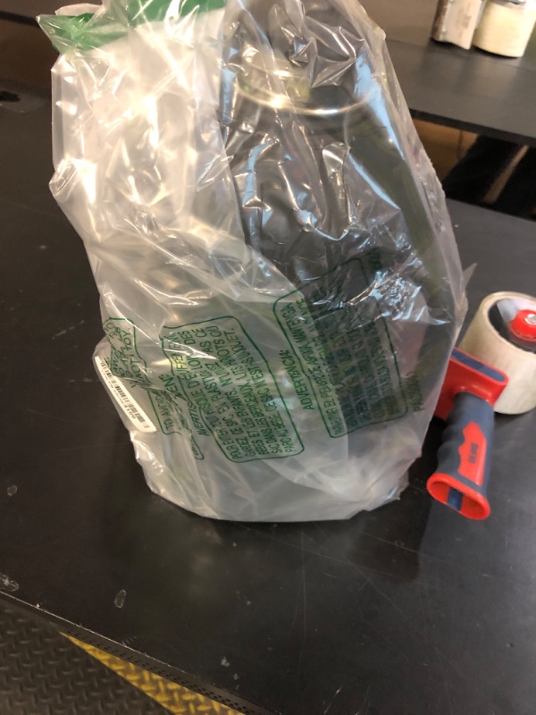 Photo 1 of 128 oz Gallon Water Bottle with Straw &2 Lids, INSPI Double Wall Vacuum Stainless Steel Metal Large Jug with Handle & Carry Pouch, 100% Leak and Splash Proof, Keep Cold Hot, Black