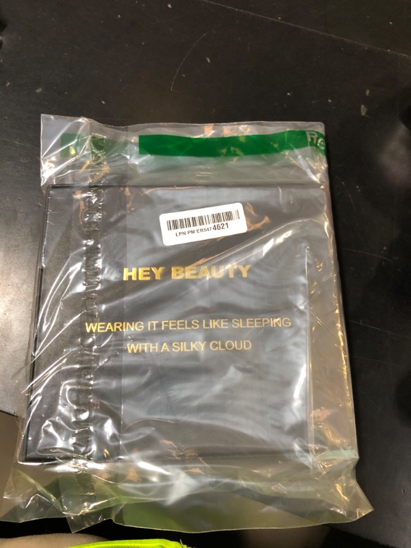 Photo 1 of 100% Mulberry Silk Bonnet for Sleeping Women Men, Real Silk Lined Sleep Cap with Adjustable Strap, Hair Wrap Slouchy Beanie for Curly Hair