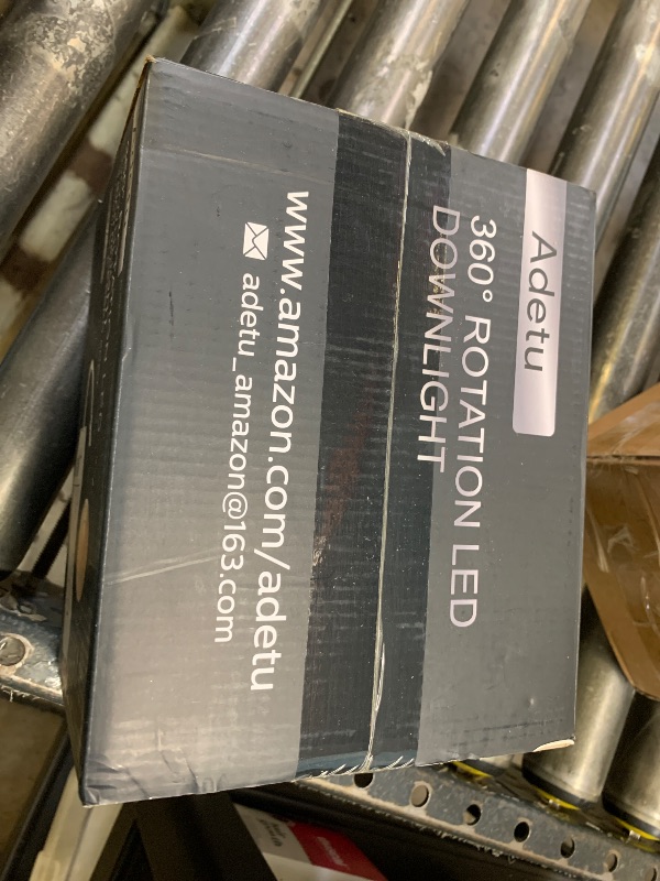 Photo 1 of Adetu 3 Inch 5CCT Gimbal Led Recessed Lighting with Junction Box, 2700K/3000K/3500K/4000K/5000K Selectable, 7W Eqv 80W, 360°+90° Adjustable Recessed Lights, 800LM Brightness - ETL (White, 6 Pack)