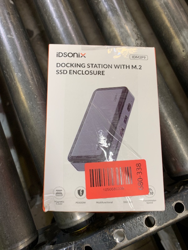 Photo 1 of iDsonix USB-C Hub with M.2 NVMe SSD Enclosure, 10-in-1 USB-C Docking Station - 10Gbps Speed, HDMI 4K, 1000M Ethernet, PD 100W, Multi-Port Adapter for MacBook Air/Pro Laptop