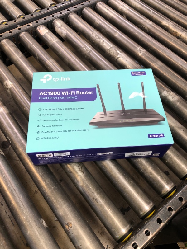 Photo 1 of TP-Link AC1900 Smart WiFi Router (Archer A8) -High Speed MU-MIMO Wireless Router, Dual Band Router for Wireless Internet, Gigabit, Supports Guest WiFi