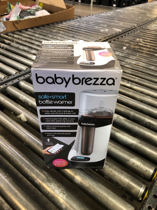 Photo 1 of Baby Brezza Smart Baby Bottle Warmer, Breastmilk Warmer + Defroster – Free App - Only Brand with Different Temperatures for Breastmilk + Formula - Universal Fit for All Bottles + Milk Bags