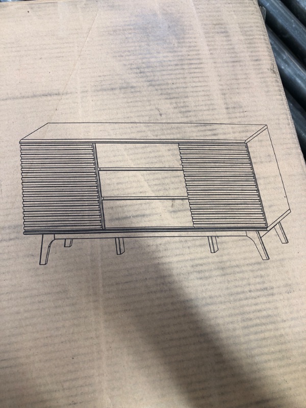 Photo 1 of Modway Render 63" Sideboard Buffet Table or TV Stand in Walnut
