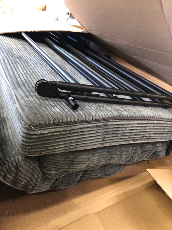 Photo 1 of Lounge Couch Soft Fabric, Gray