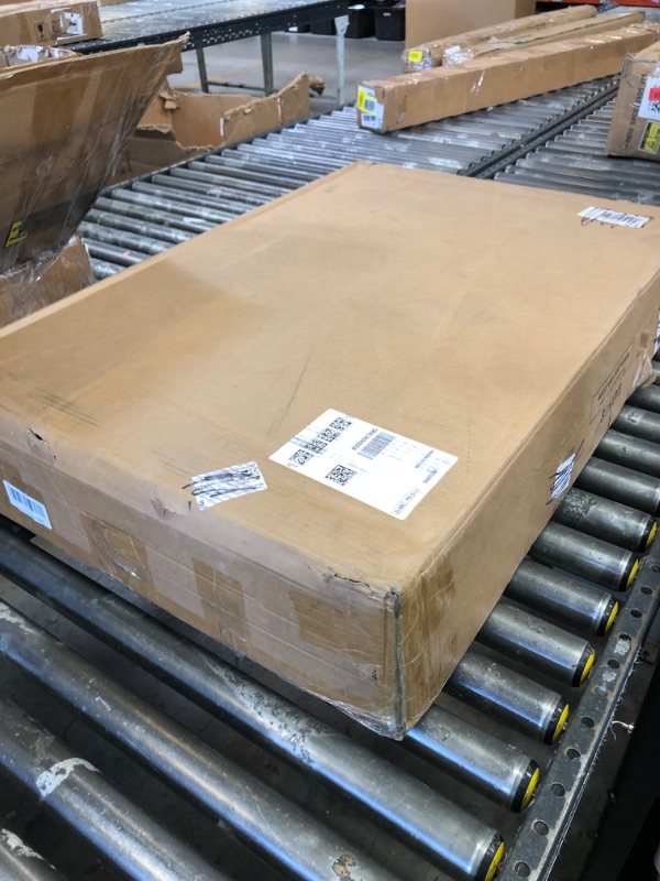 Photo 1 of Steel Panel Truck Cart, 2000 Lbs Heavy Duty Platform Truck, 2 in 1 Lumber Cart Drywall Dolly Cart, with 2 Side Handrails for Luggage Cargo Dry Wood Move, 36x24 in