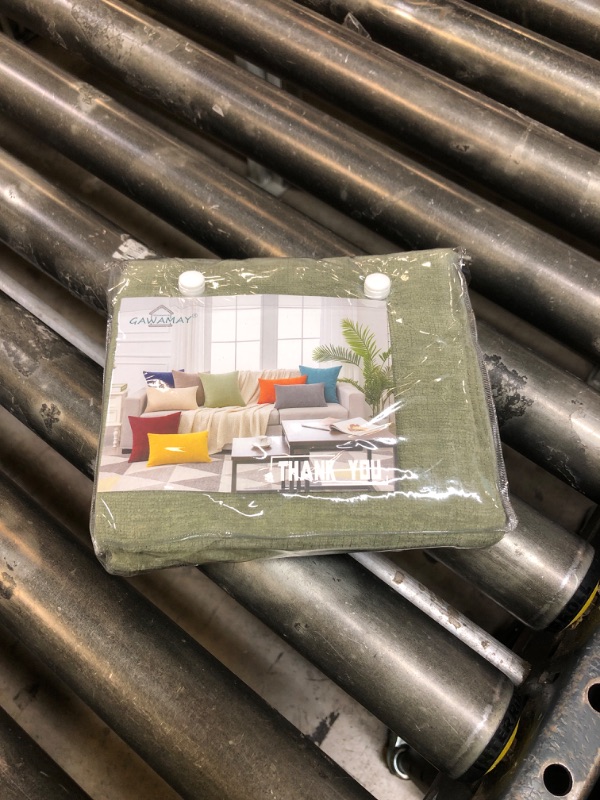 Photo 1 of GAWAMAY Lumbar Decorative Rectangle Throw Pillow Covers 12"x20" Inch Set of 2, Super Soft Chenille Throw Pillowcase for Sofa Living Room Bedroom Couch Cushion Cover Sage Green 30x50cm (ONLY Covers)