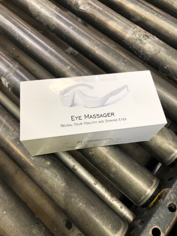 Photo 1 of Under Eye Red Light Therapy, 4 Modes Red Light Under Eye Therapy Glasses Microcurrent Eye Massager, Red Light Therapy for Eyes Bags Dark Circles Puffiness Wrinkles Fine Lines, Relieving Eye Fatigue
