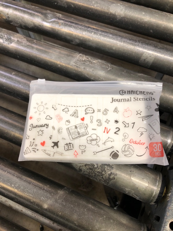 Photo 1 of 30 PCS Journal Stencils, Planner Stencils for Junk Journal Notebook Diary Scrapbook DIY Drawing Template Journal Stencil 4x7 Inch