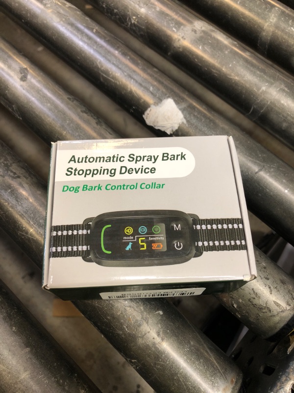 Photo 1 of Citronella Bark Collar for Dogs [No Spray Refill] Spray Dog Training Collar, Anti Barking Training Collar with 5 Adjustable Sensitivity Beep Vibration Spray Bark Collar for L/M/S Citronella Dog Collar