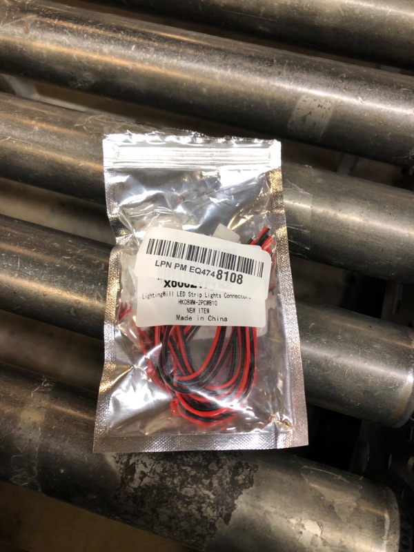 Photo 1 of LightingWill 10pcs Pack Strip Wire Solderless Snap Down 2Pin Conductor LED Strip Connector for 8mm Wide 3528 2835 Single Color Flex LED Strips