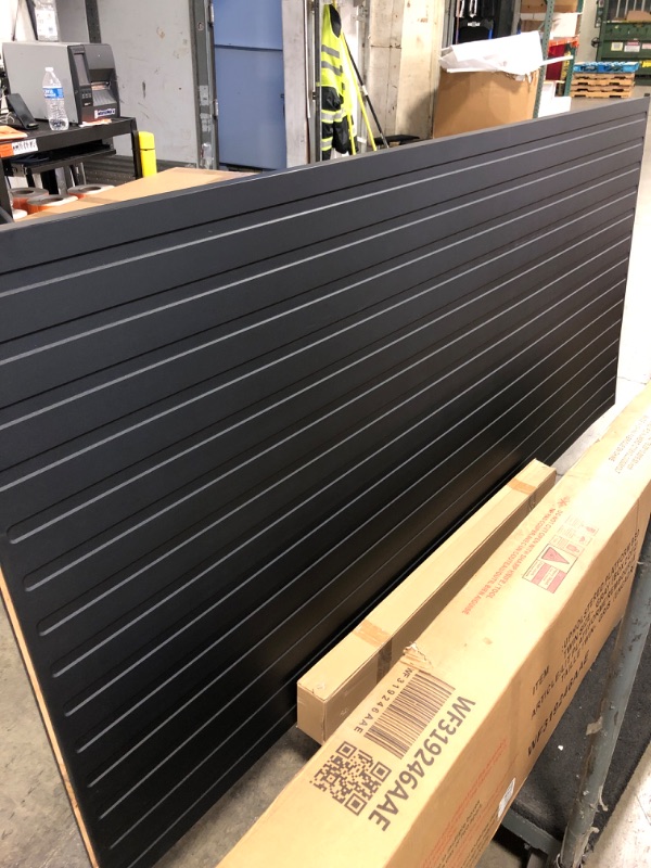 Photo 1 of JUBEST 40"x86" Concealed Sliding Barn Door with Soft Close Hardware Kit, Black Hidden Door for Opening 32"-36"x84", Waterproof and Modern, Smooth Sliding, for Interior Using, Widely Used
