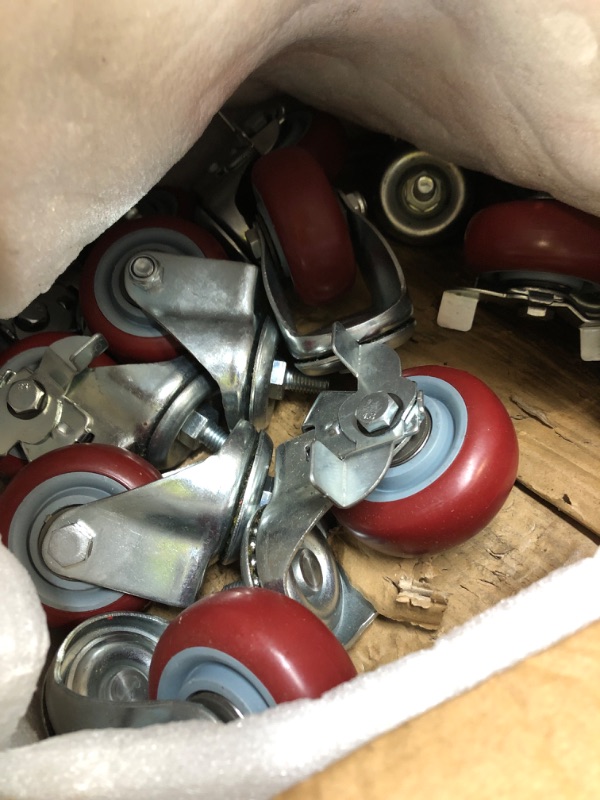 Photo 1 of Wheel Dolly Set of 4, 6000LBS Car Moving Dolly, Wheel Dolly Car Tire Stake Set, Heavy-Duty Car Tire Cart Moving Cars, Trucks, Trailers, Motorcycles, and Boats, Red