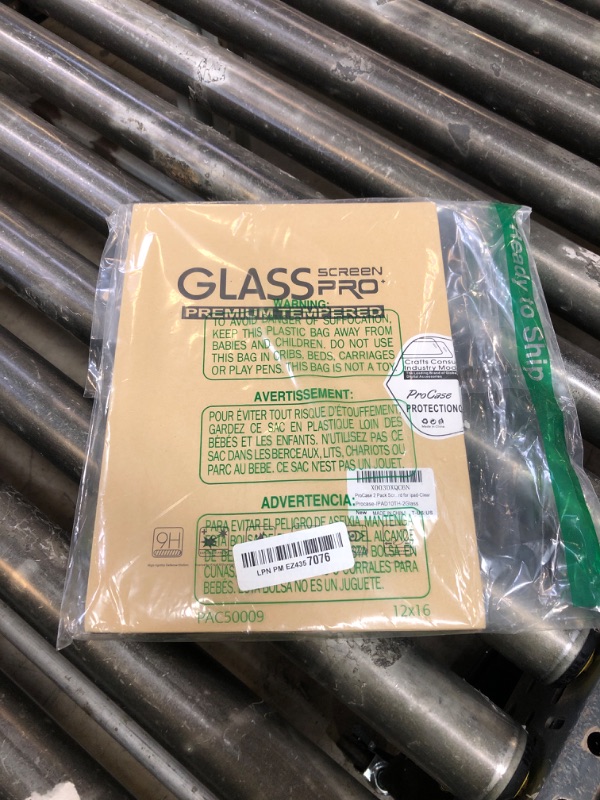 Photo 1 of ProCase 2 Pack Screen Protector for iPad A16 2025 11th/10th 2022 Generation (11-inch/10.9), Tempered Glass Film Guard -Clear