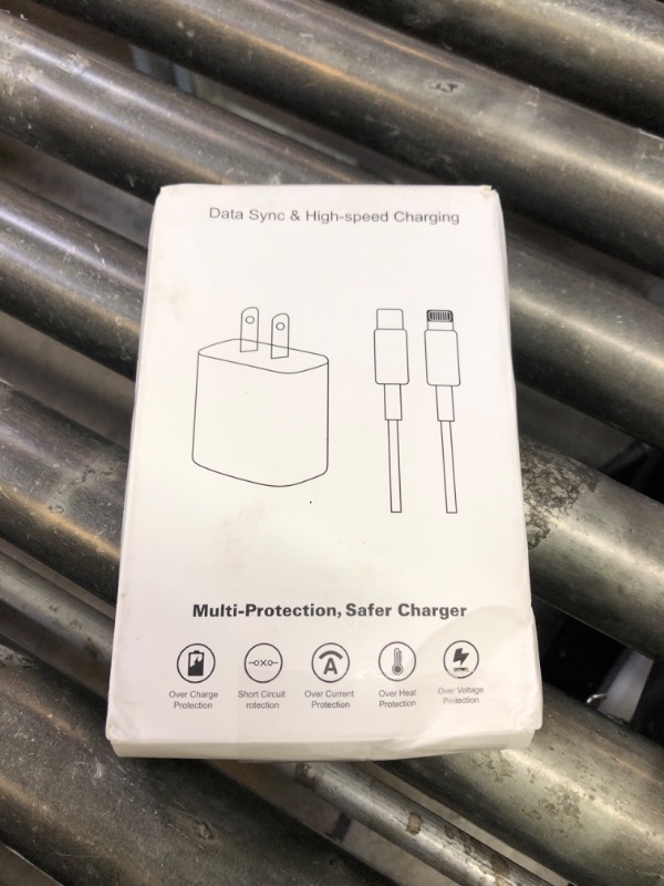 Photo 1 of 3 Pack Fast Charger iPhone,?Apple MFi Certified?6FT iPhone Charger Fast Charging USB C Block Wall Adapter 6 Foot Type C to Lightning Cable for iPhone 14 Pro Max/14 Plus/13 Pro/12/12Pro/11/XS/X,AirPods