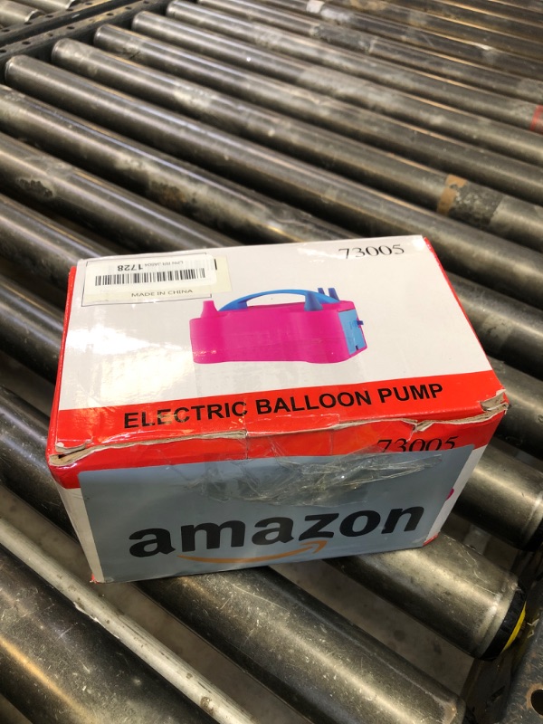 Photo 1 of IDAODAN Electric Balloon Pump, Portable Electric Balloon Blower Machine Balloon Air Pump Dual Nozzle110V 600W Balloon Inflator for Party Decorations