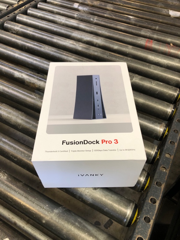 Photo 1 of iVANKY Intel Certified Thunderbolt 5 Dock FusionDock Pro 3 Docking Station with 11-Port 180W Power, Single 8K, Dual 6K@60Hz for MacBook Pro/Max Series, Dual 8K@60Hz for Windows TB5, 120Gbps, 2.5GbE