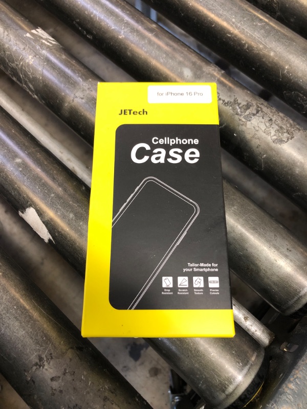 Photo 1 of JETech Liquid Silicone Case for iPhone 16 Pro 6.3-Inch, Silky Soft Touch Full-Body Protective Phone Case, Anti-Scratch Shockproof Cover with Microfiber Lining (Black)