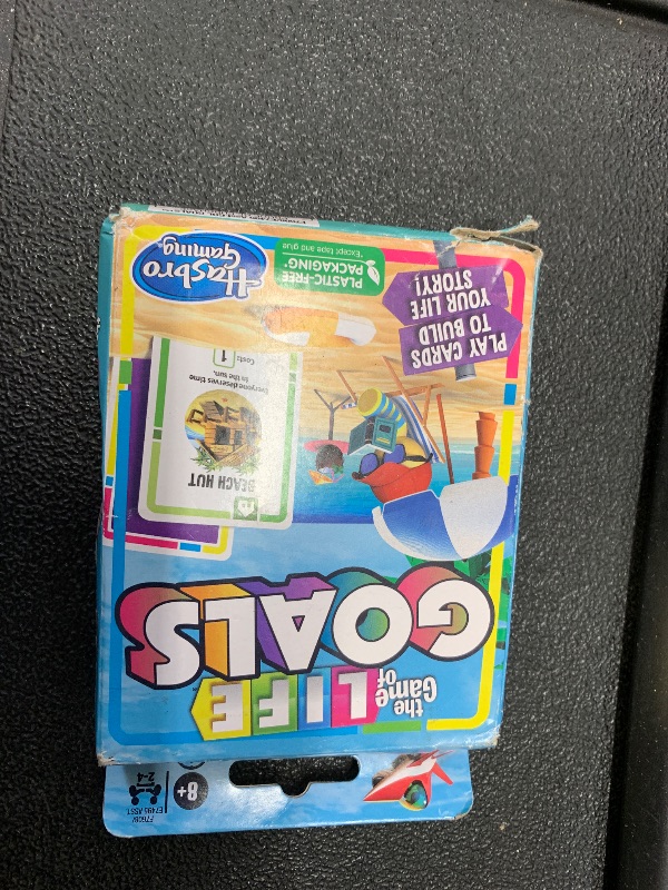 Photo 1 of Hasbro Gaming The Game of Life Goals Card & Quick-Playing Family Game, 2-4 Players, Fun Summer Activities, Vacation Travel Essentials, Ages 8+