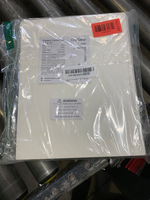 Photo 1 of 100 Sheets Cream Cardstock 8.5 x 11, 92lb/250gsm Thick Card Stock Printer Paper, Thick Cardstock Cover Stock for Card Making, Invitations, Menus, Scrapbooking