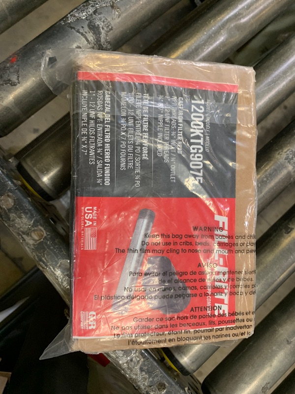 Photo 1 of Fill-Rite 1200KTG9075 Universal Cast Iron 3/4 Inch Filter Head w/ Pipe Extension