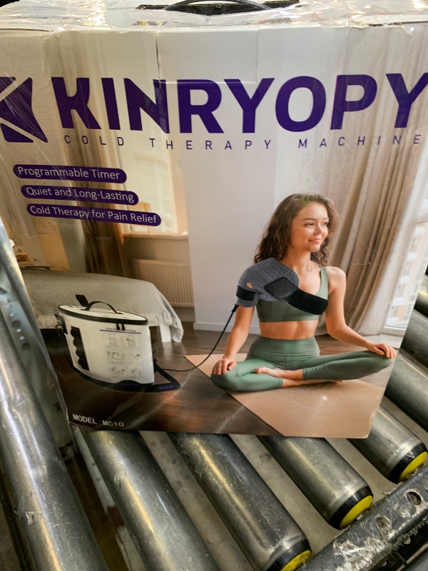 Photo 1 of Cold Therapy Machine with Programmable Timer, Portable-Ice Machine-for-Shoulder-After-Surgery, Shoulder Replacement Recovery System, Cryotherapy Pain Relief w/Compression Pad