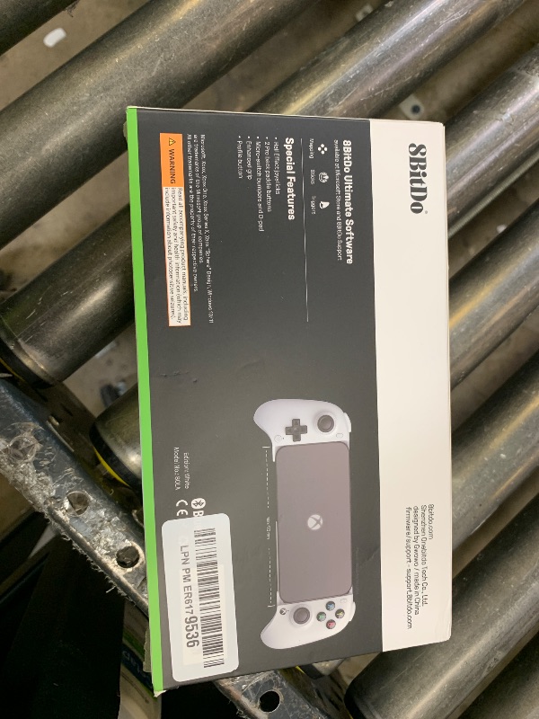 Photo 1 of 8Bitdo Ultimate Mobile Gaming Controller for iPhone, Apple, Android & Xbox Cloud Gaming, Bluetooth Gamepad with Hall Effect Joysticks, 2 Pro Back Buttons, Officially Licensed (White)