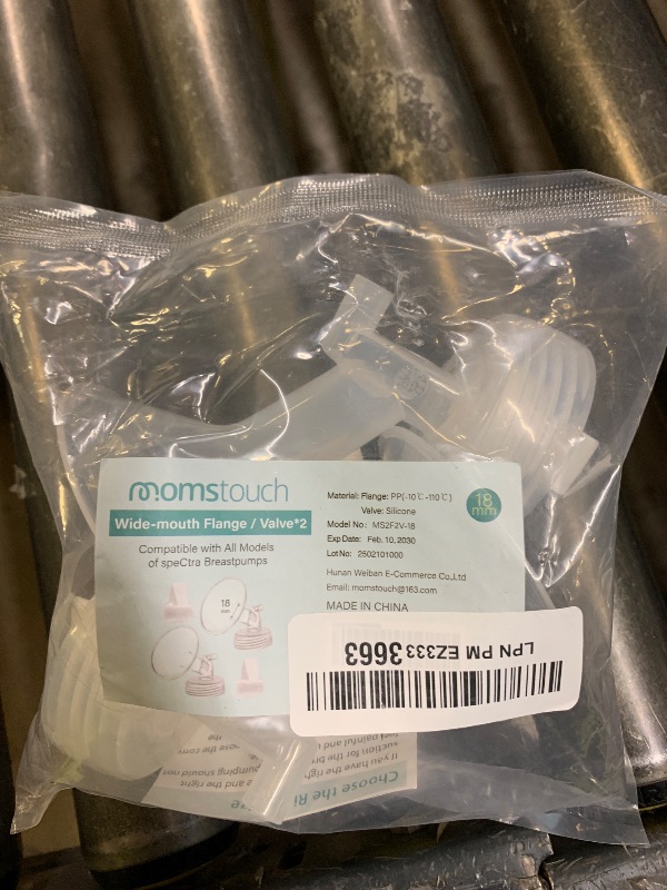 Photo 1 of Momstouch 18mm Flange and Duckbill Valve Compatible with Spectra S1 S2 9 Plus Breastpump Replacement to Spectra Pump Parts, Not Original, Replace Spectra Accessories.
