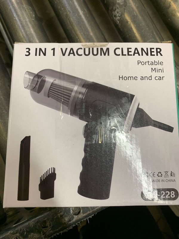 Photo 1 of 3 in 1 Keyboard Vacuum Cleaner, 12000PA High Power Handheld Car Vacuum, Cordless Portable Mini Table Vacuum Cleaner, Compressed Air Duster Keyboard Cleaner for Car,Desktop, Pet Hair Cleaning