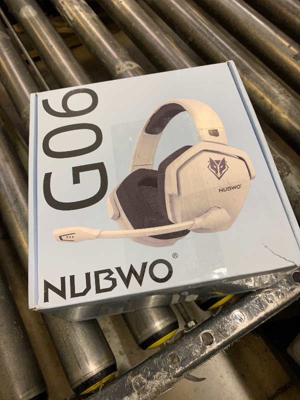Photo 1 of NUBWO Wireless Gaming Headset with Mic for Ps5 Ps4 PC, Zero Interference, 100-Hour Battery All-Day Play, 23ms Sync? for Fortnite & Call of Duty/FPS Gamers, Triple Mode All Devices Compatible - White