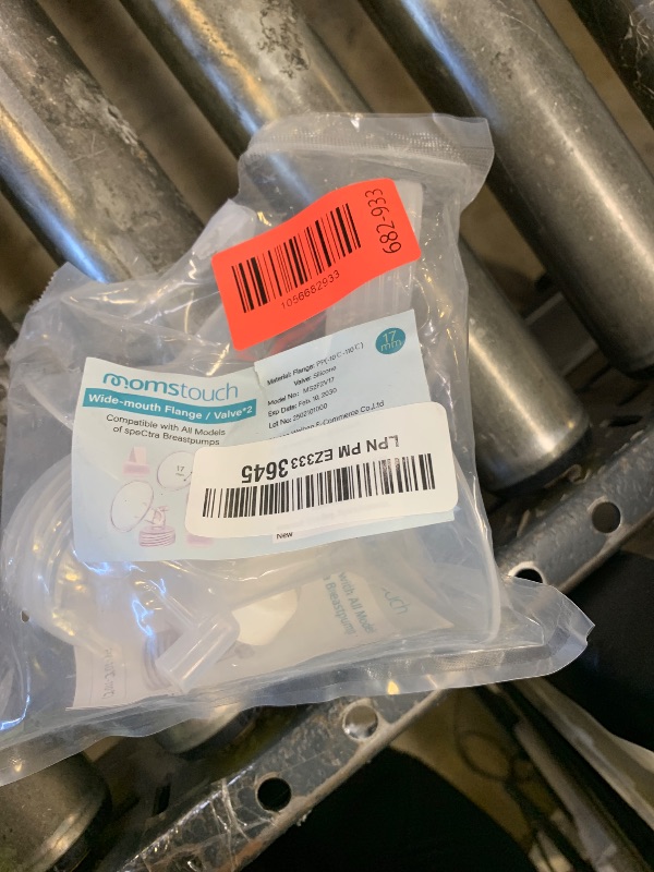 Photo 1 of Momstouch 17mm Flange and Duckbill Valve Compatible with Spectra S1 S2 9 Plus Breastpump Replacement to Pump Parts, Not Original, Replace Accessories.