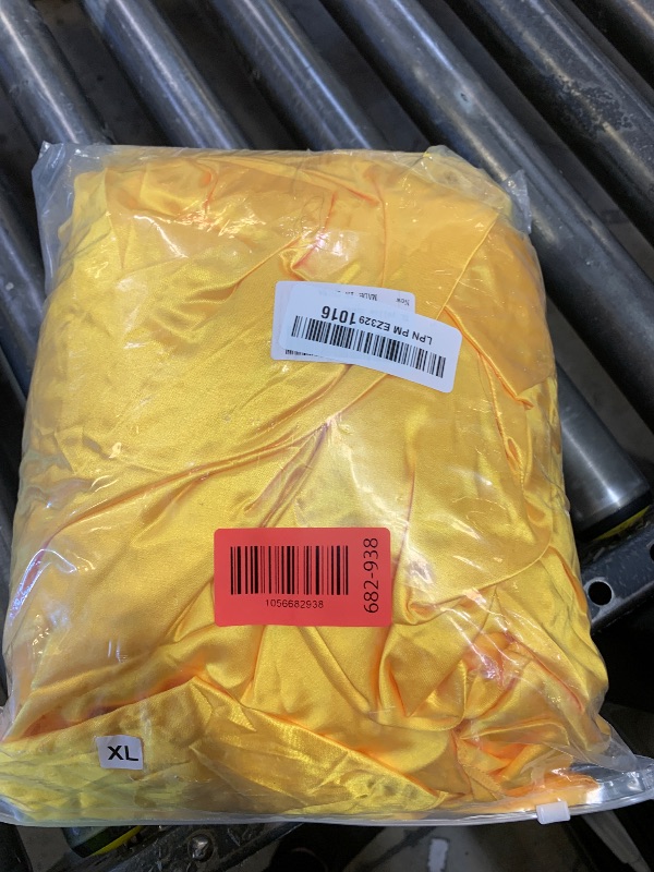 Photo 1 of Poboola Belle Costume Women Adult Princess Costumes Halloween Cosplay Party Yellow Dress Long Dress Gown Beauty Outfit XL