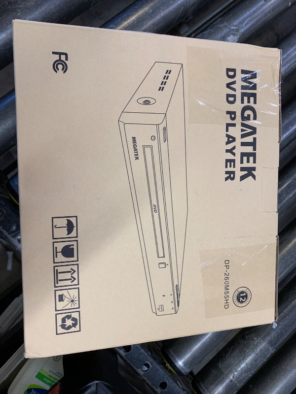 Photo 1 of MEGATEK Region-Free HDMI DVD Player for TV, Compact CD/DVD Player for Smart TV, USB Port, Plays All Region DVDs & Multi Formats, Metal Housing, HDMI/RCA Cables & Remote Included