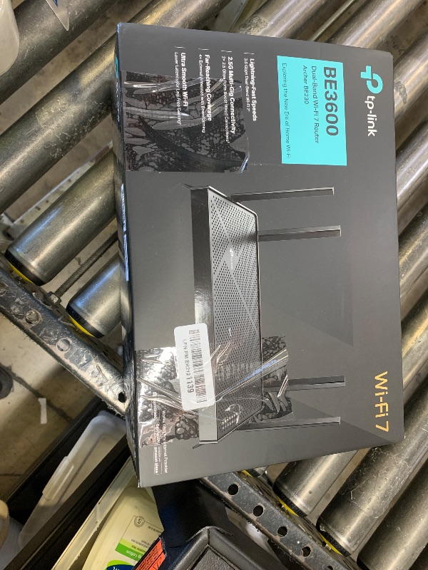 Photo 1 of TP-Link Dual-Band BE3600 Wi-Fi 7 Router Archer BE230 | 4-Stream | 2×2.5G + 3×1G Ports, USB 3.0, 2.0 GHz Quad Core, 4 Antennas | VPN, EasyMesh, HomeShield, MLO, Private IOT | Free Expert Support