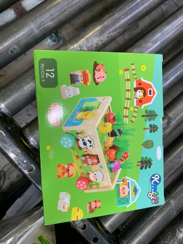 Photo 1 of Toddler Montessori Wooden Farm Toys | Babies 12-18 Months Toy with Game Map for 1 2 3 Year Old Boys Girls | 1st First Birthday Gifts for 1-2 Years | Wood Learning Educational Toys Fine Motor Skills