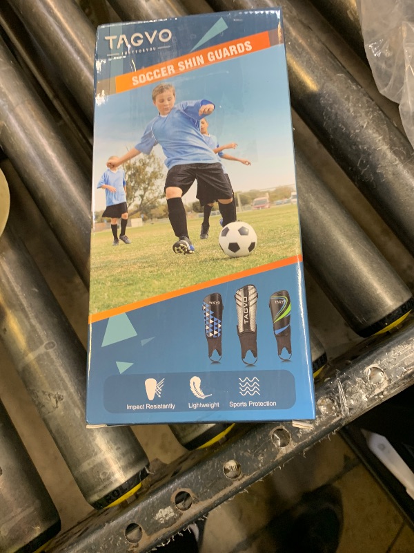 Photo 1 of TAGVO Soccer Shin Guards for Kids Youth - Protective Soccer Equipment for Boys Girls - Adults Men Women Soccer Shin Guards - Soccer Shin Pads for Kids 3-16 Years Old Girls Boys, High Impact Resistant
