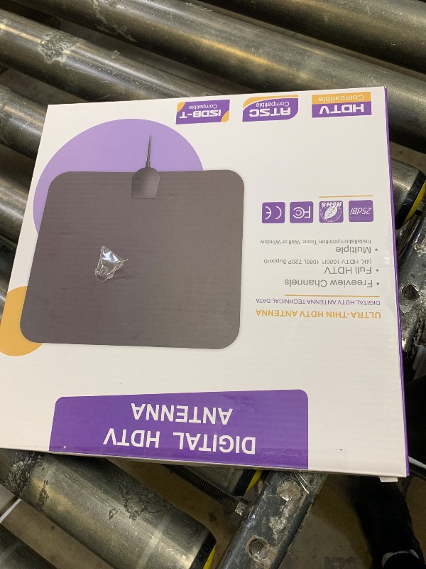 Photo 1 of TV Antenna Indoor Long Range 900 Miles, Supports 4K 1080p Smart TV Signal Reception with Signal Amplifier 16ft HDTV Coax Cable