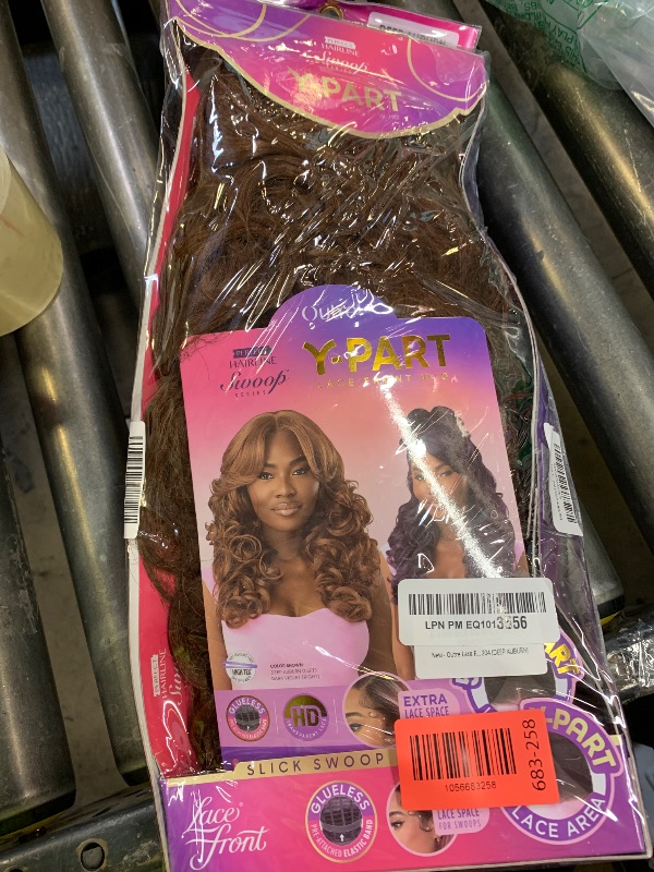 Photo 1 of Outre Lace Front Wig - Perfect Hair Line - Swoop Series Y-Part 204 (DEEP AUBURN)