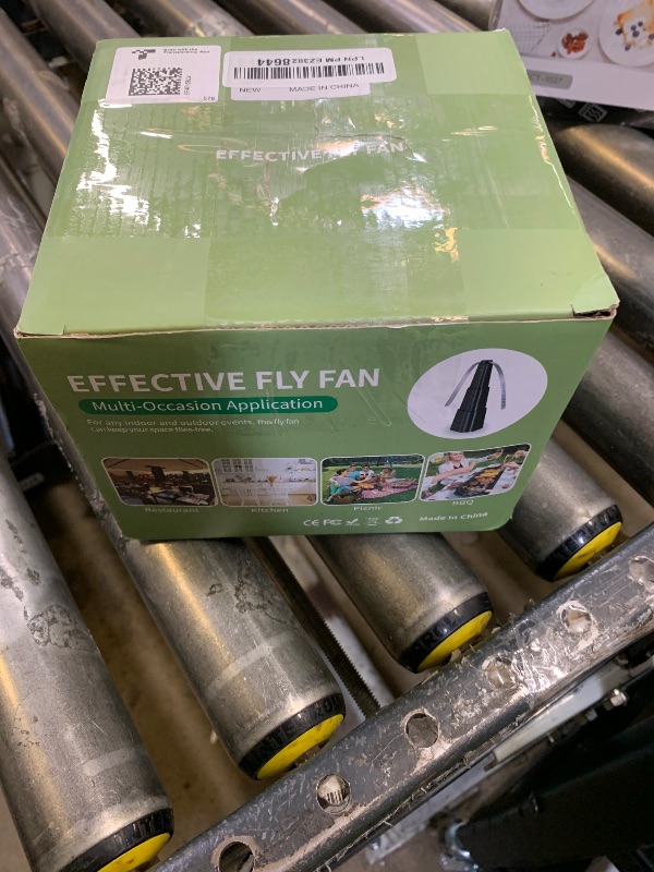 Photo 1 of Fly Fans for Tables, Fly Fan Outdoor Indoor Keep Flies Away, Table Top Spinner with Holographic Blades, Flies Deterrent for Picnic, Restaurant, Party, Home, BBQ (4 Pack)