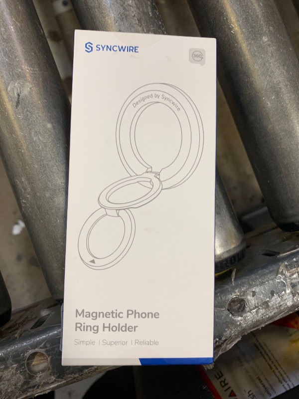 Photo 1 of SYNCWIRE for MagSafe Ring Phone Holder, 360° Rotation Magnetic Cell Phone Grip Dual-Sided Magnets Phone Ring Kickstand Compatible with iPhone 16 15 14 13 12 Pro Max MagSafe, Android, Samsung etc.