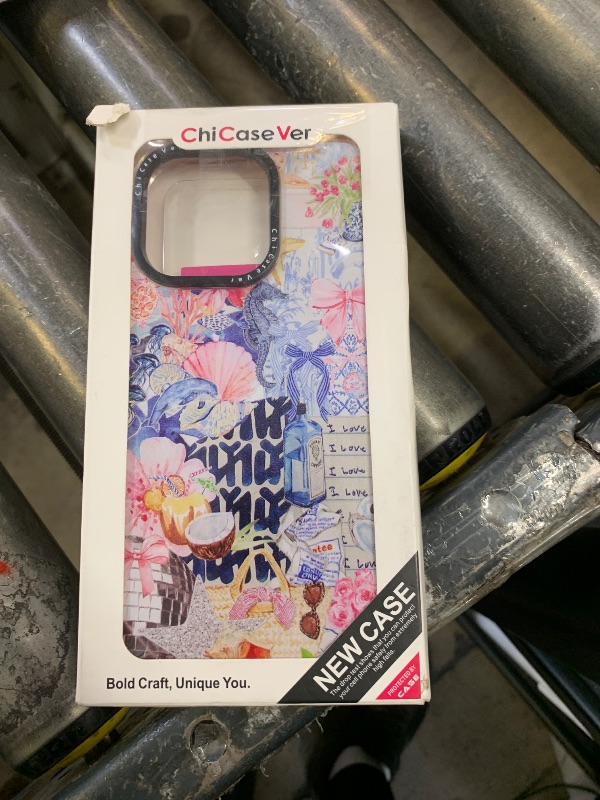 Photo 1 of ChiCaseVer for iPhone 14 Pro Max Case, Coastal Romantic Y2K Design with Military-Grade Drop Protection, Romantic Ocean Theme Ocean Theme TPU Cover with 1.5mm Camera Protection for Women Girls