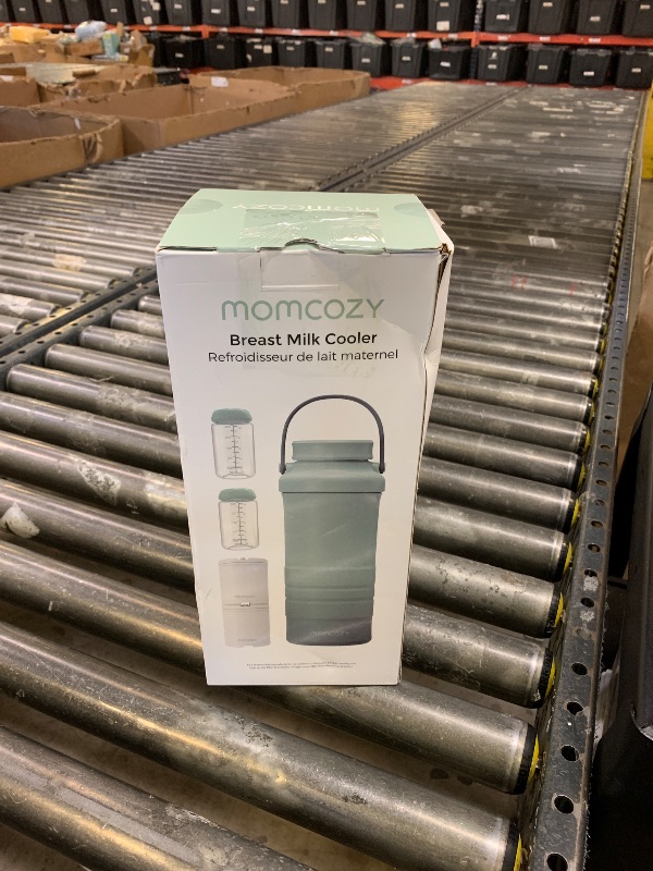 Photo 1 of Momcozy 22oz Portable Breast Milk Cooler for Outdoor, Life Saver with 360° Total Cooling for 24 Hours, Larger Capacity Travel Breastmilk Chiller with 2pcs Baby Bottles for Breastmilk Storage, Green