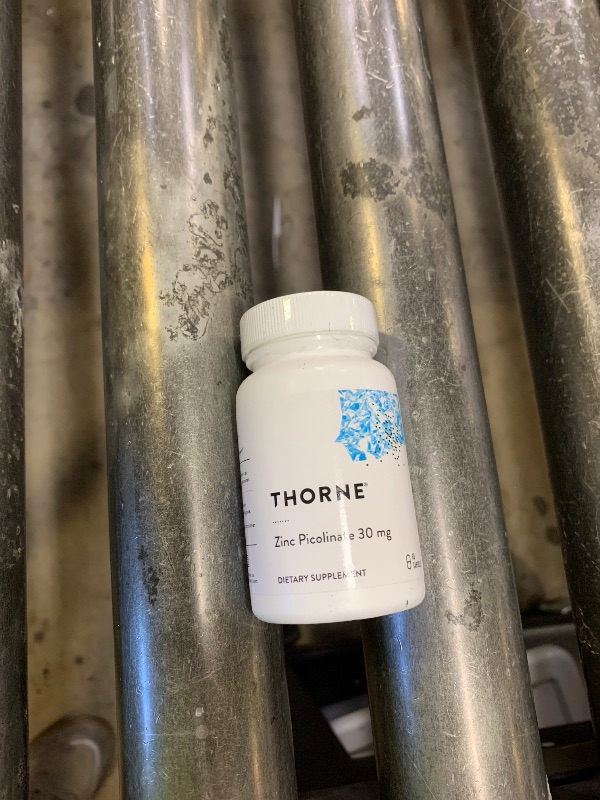 Photo 1 of THORNE - Zinc Picolinate 30 mg - Well-Absorbed Zinc Supplement for Growth and Immune Function* - 60 Capsules