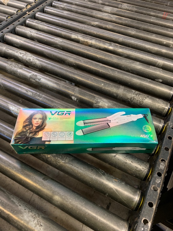 Photo 1 of VGR Dual Voltage(100~250V) Travel Curling Iron with European Plug Adapter for International Travel, Europe Travel Essentials for Women, European Travel Must Haves