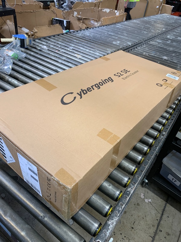 Photo 1 of CYBERGOING Electric Scooter with 430W Peak Motor for Adults, 10" Shock Absorbing Tires, Up to 17-Mile Range & 19 MPH Speed Portable Folding Commuting E Scooter with Dual Breaking System