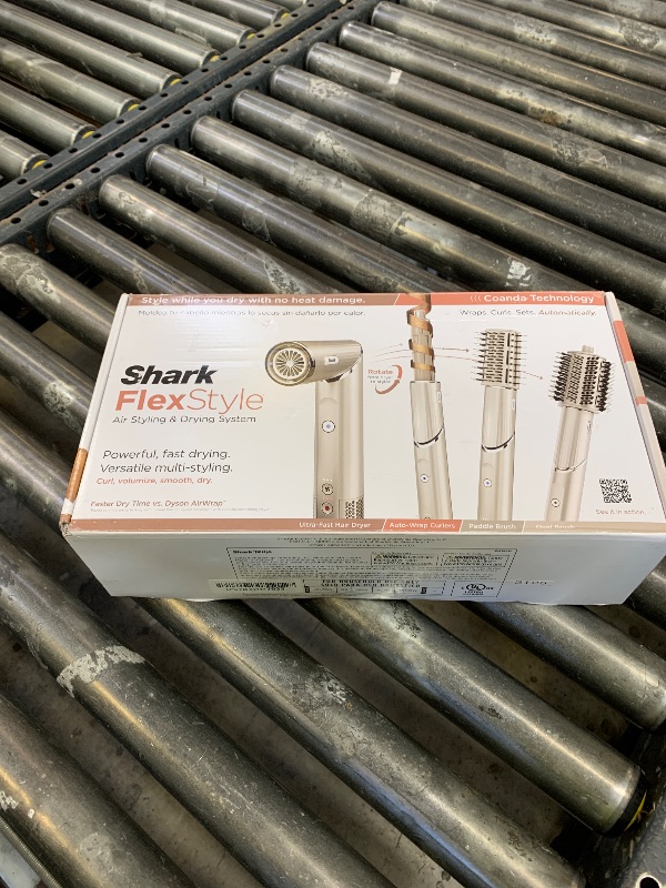Photo 1 of Shark HD430 FlexStyle Air Styling & Drying System, Powerful Hair Dryer Brush & Multi-Styler with Auto-Wrap Curlers, Paddle Brush, Oval Brush, Concentrator Attachment, Stone