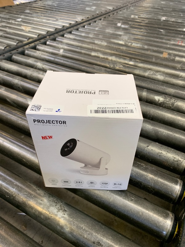 Photo 1 of Mini Portable Projector with 4K Support, Bluetooth 5.4 WIFI6, 5watt Sound Base Speaker, 160 ANSI, Android 11, 210° Rotation , Auto Keystone Correction Video Projector HY300 ULTRA