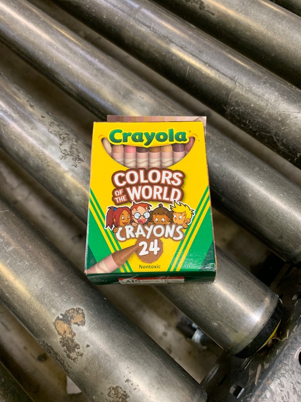 Photo 1 of Crayola® Colors Of The World Crayons, Assorted Colors, Pack Of 24 Crayons
